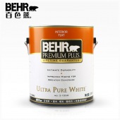 Behr百色熊美国进口室内墙面乳胶涂料彩色油漆超级系列1加仑
